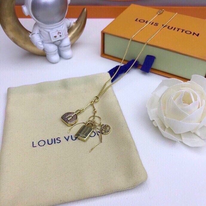 Louis Vuitton Gold Necklace