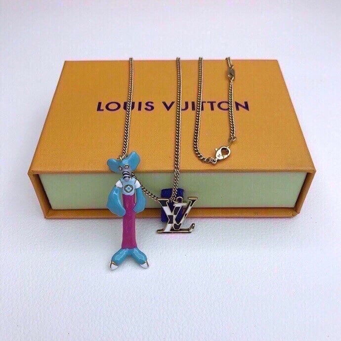 Louis Vuitton Gold Necklace