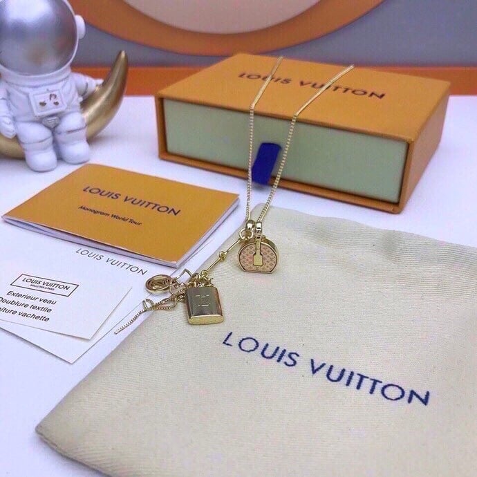 Louis Vuitton Gold Necklace