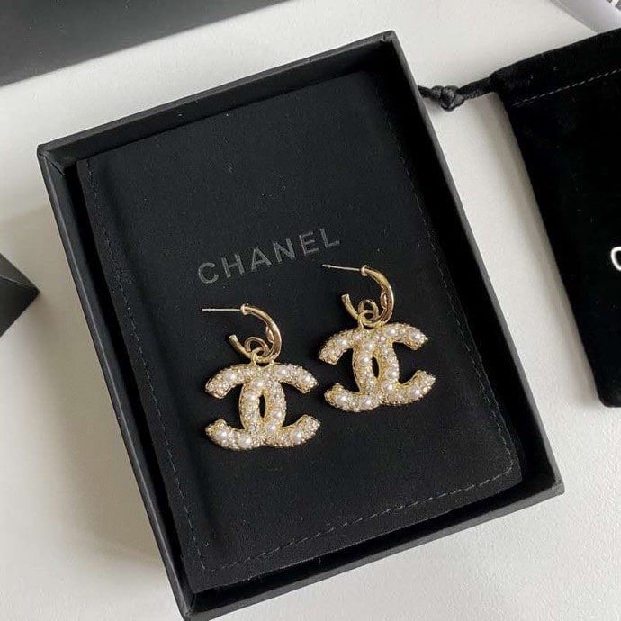 Chanel Cc Earrings