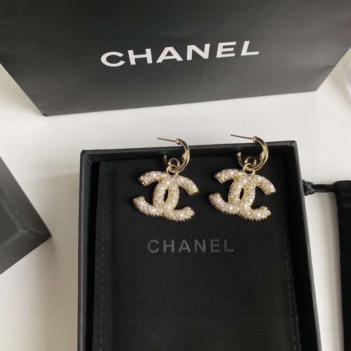 Chanel Cc Earrings