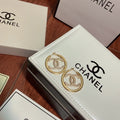 Chanel Gold Cc Earrings