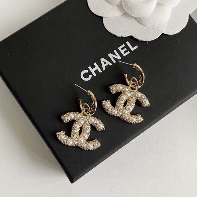 Chanel Cc Earrings