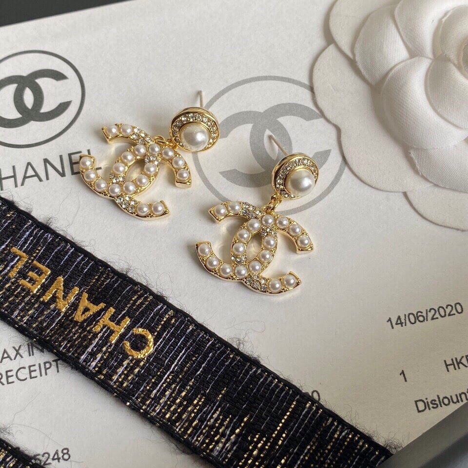 Chanel Cc Earrings