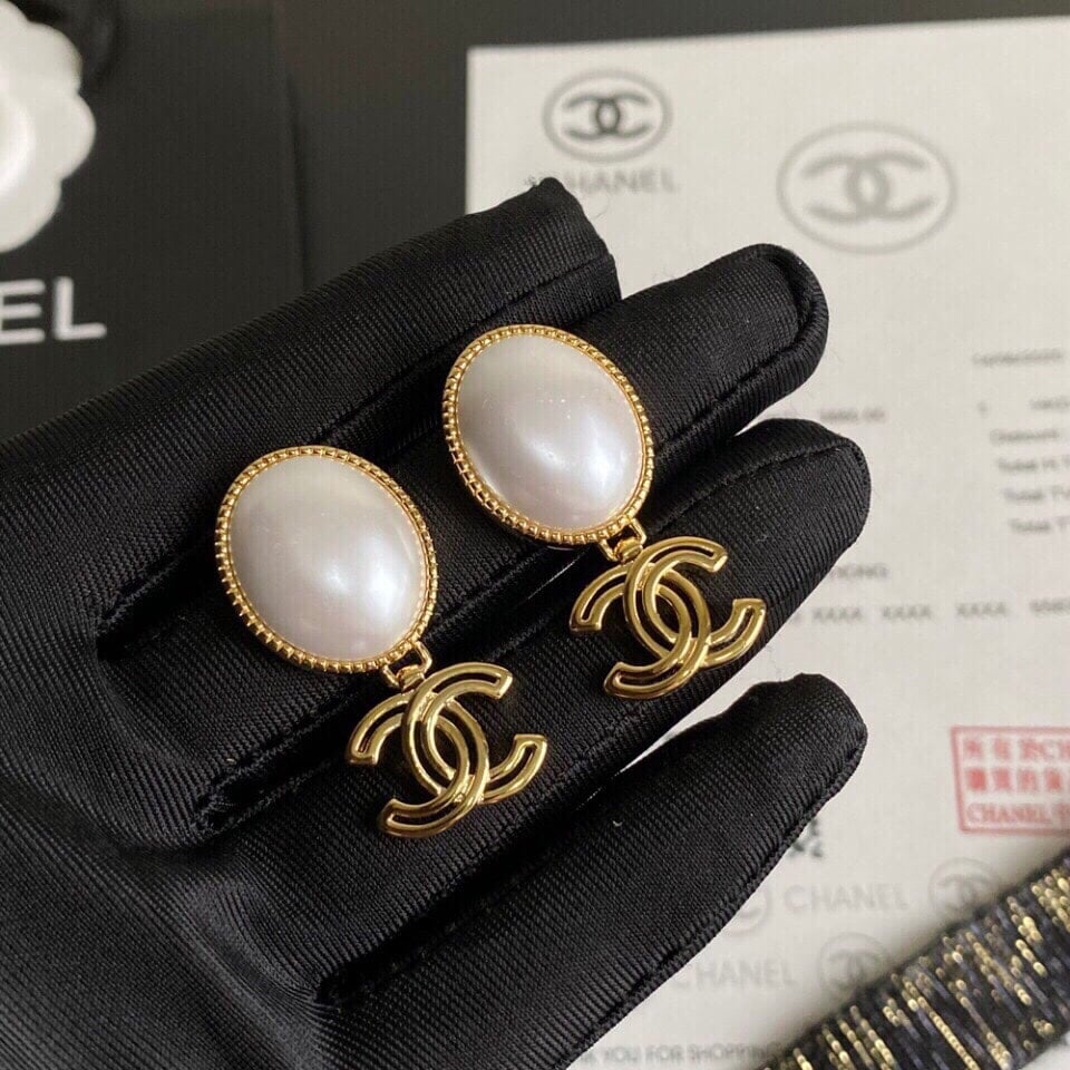 Chanel Cc Earrings