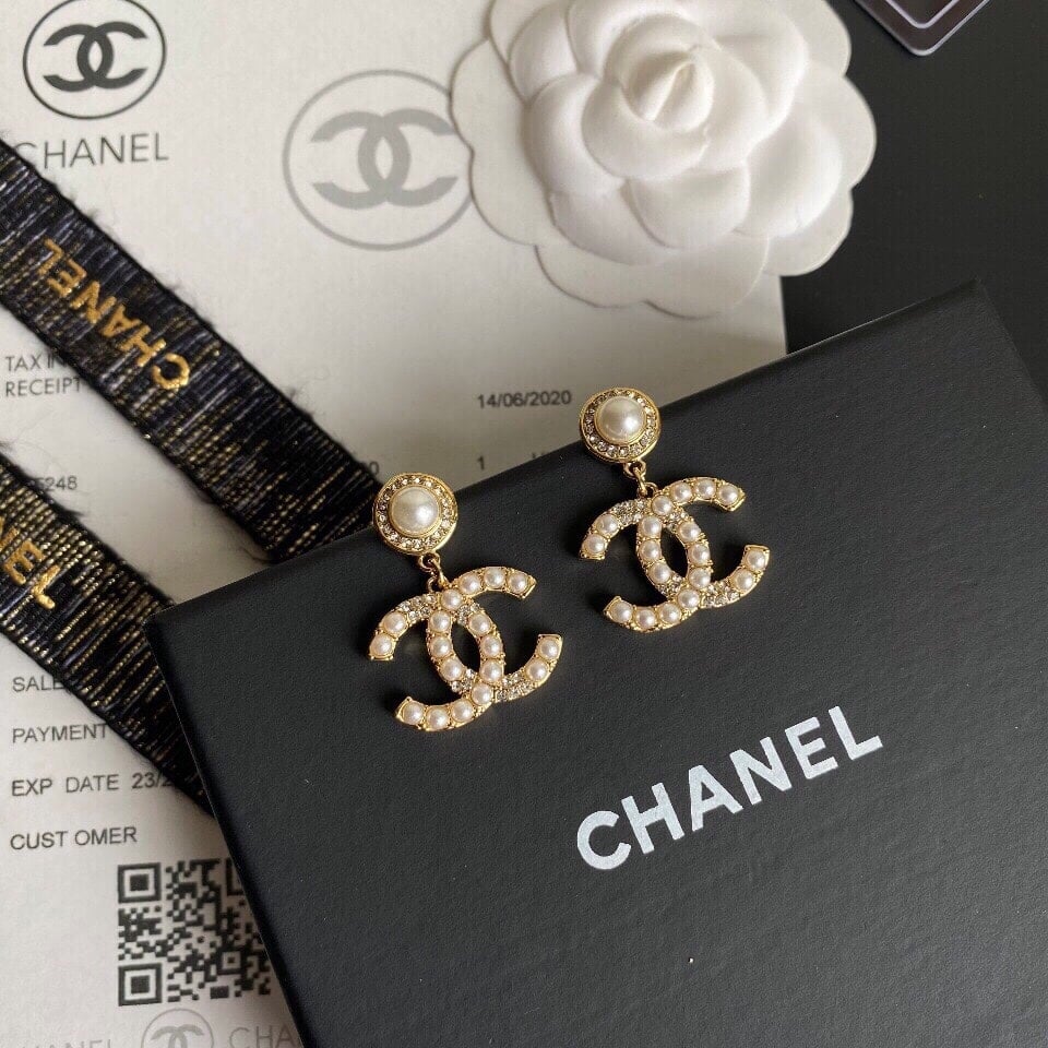 Chanel Cc Earrings