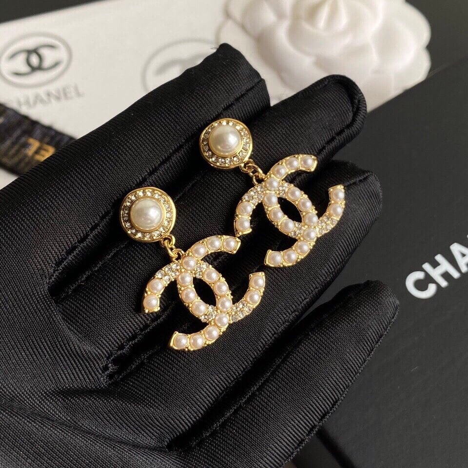 Chanel Cc Earrings