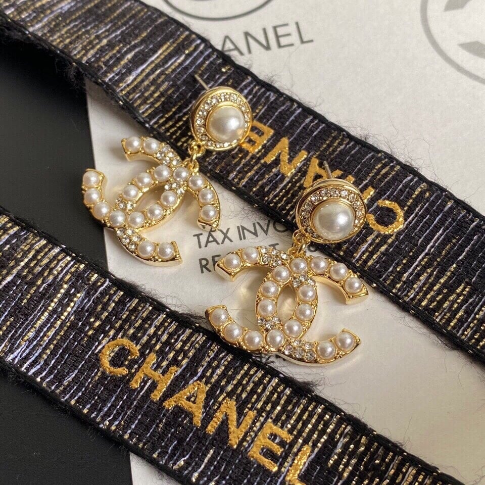 Chanel Cc Earrings