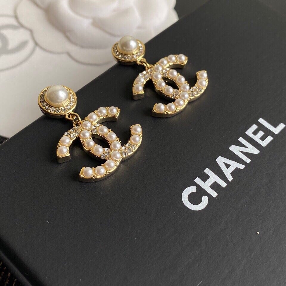Chanel Cc Earrings